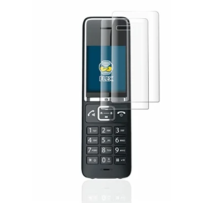 Abbildung von BROTECT 2 Stück Full Cover Schutzfolie für Gigaset COMFORT 550HX Screen Displayschutz Folie [3D Curved, Anti Fingerprint, Kristall Klar]