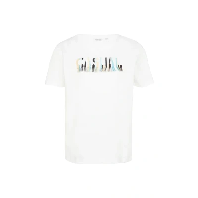 Abbildung von comma casual identity MIT Frontund Logodetail Tshirt print, Damen, Größe: 36, Weiß