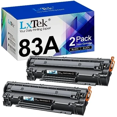 Abbildung von LxTek 83A Toner Kompatibel für HP CF283A Laserjet Pro MFP M125nw M127fw M127fn M225dw M125a M201dw M201n M225dn M127fp M127fs (Schwarz, 2er Pack)