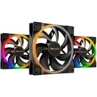 Abbildung von be quiet! Gehäuselüfter Light Wings 140mm PWM, BL078, 3er Pack ARGB Beleuchtung, 4 pin, leicht, leise, schwarz