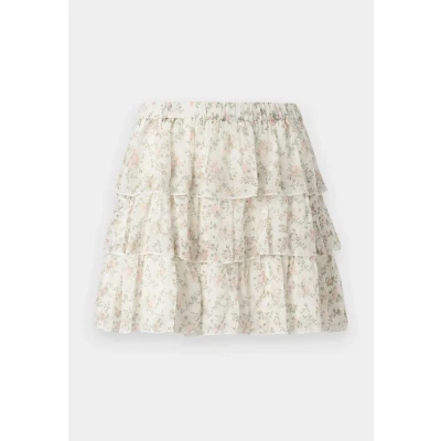 Abbildung von Gina Tricot   Chiffon skirt   miniröcke   beige   L   Dame