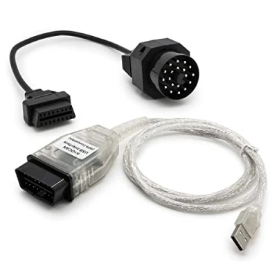 Abbildung von Adapter Universe OBD Diagnose USB Interface Ediabas INPA K+DCAN mit 2 auf 1 20 Pin