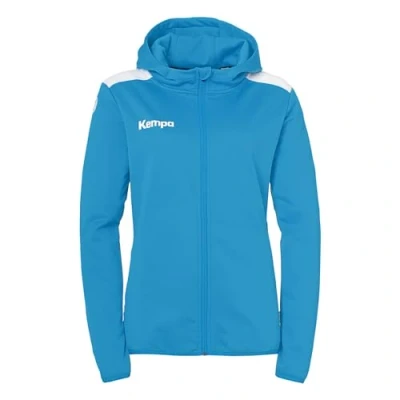 Abbildung von Kempa Damen Emotion 27 Kapuzenjacke Sport Jacke, Lagune/weiß, XXL EU
