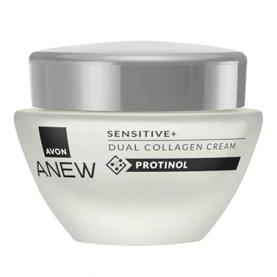 Abbildung von Avon Anew Sensitive+ Dual Collagen Cream Tages und Nachtcreme, 50ml