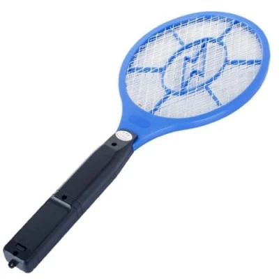 Abbildung von PARENCE. Elektrischer Insektenschutzschläger AA Batterien (nicht im Lieferumfang enthalten), 43x17cm, Fliegen, Mücken, Wespen Zufällige Farbe