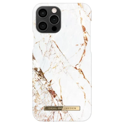 Abbildung von Apple iPhone 12 Pro Hülle Kunststoff iDeal of Sweden Hard Case/Backcover Handyhülle Bunt Marmor Design
