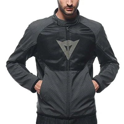 Abbildung von Dainese Ignite Air Tex Jacket, Motorrad Sommerjacke, Mesh Gewebe, Herren Motorradjacke, Weiche Protektoren, Auxetica Incense/Schwarz/Incense, 50