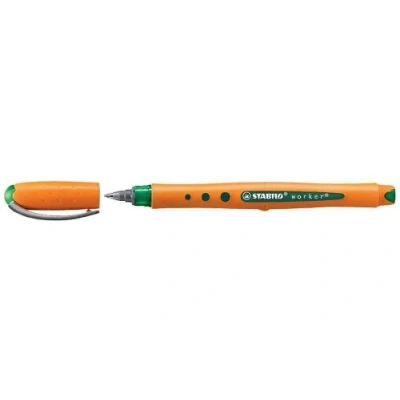 Abbildung von STABILO worker + Tintenroller orange 0,5 mm Schreibfarbe: grün