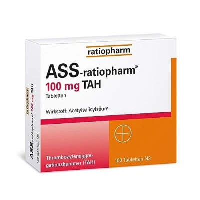 Abbildung von ASS ratiopharm 100 mg TAH St