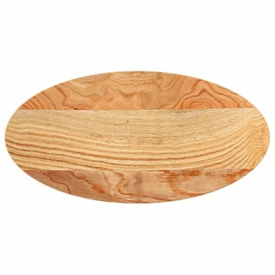 Abbildung von vidaXL Tischplatte Hellbraun 80x40x4 cm Massivholz Eiche Oval