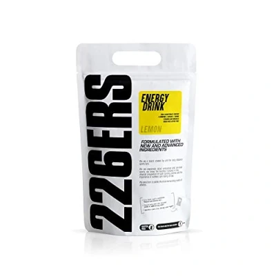 Abbildung von 226ERS Energy Drink Getränkepulver mit Amylopektin, Taurin und L Carnitin, glutenfrei laktosefrei Energie Booster in Pulver, Zitrone 1 kg