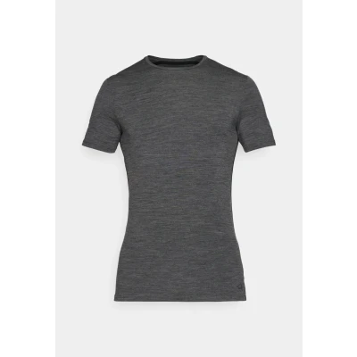 Abbildung von Icebreaker Anatomica Crewe Sport Tshirt, Herren, Größe: Medium, Dark grey