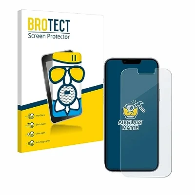 Abbildung von BROTECT Entspiegelungs Schutzglas für Apple iPhone 13 Pro Max Schutz Folie Panzerfolie Glas Matt [Extrem Kratzfest 9H, Anti Reflex, Fingerprint]