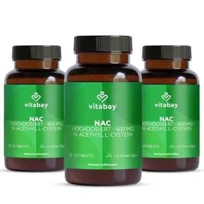 Abbildung von Vitabay NAC 600 mg (N Acetyl L Cystein) 360 St