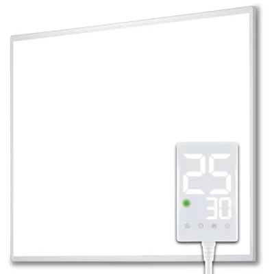 Abbildung von Heidenfeld Infrarotheizung HF HP100 3 𝟭𝟬 𝐉𝐀𝐇𝐑𝐄 𝐆𝐀𝐑𝐀𝐍𝐓𝐈𝐄 300 Watt Bis 8 m² Infrarot Heizkörper Elektroheizung mit Thermostat Überhitzungsschutz (HF Watt)
