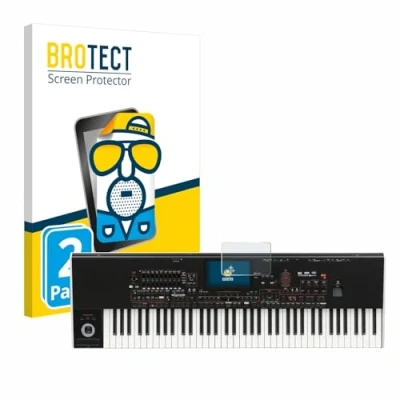 Abbildung von BROTECT Entspiegelungs Schutzfolie für KORG Pa4x (2 Stück) Matte Displayschutz Folie, Anti Reflex, Fingerprint