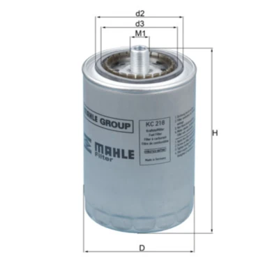 Abbildung von MAHLE ORIGINAL KC 218 Kraftstofffilter Anschraubfilter MERCEDES BENZ: LP