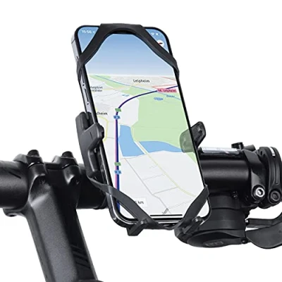 Abbildung von Wicked Chili Universal Handy Halter Fahrrad Lenker Halterung Smartphone Halterung, (1er Set, Made in Germany)