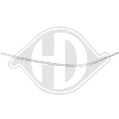 Abbildung von DIEDERICHS 1647162 Zier /Schutzleiste, Stoßfänger vorne rechts MERCEDES BENZ: S Klasse Limousine (W221) 350 3.5, 500 5.5, 600 5.5
