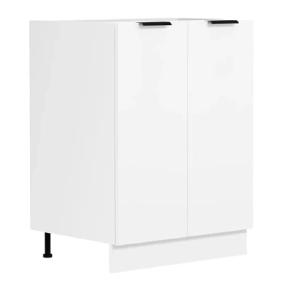 Abbildung von VCM Küchenschrank Maße ca. H. 82 x B. 60 x. T. 46 cm Unterschrank mit Zwei Drehtüren Küchenmöbel Fasola