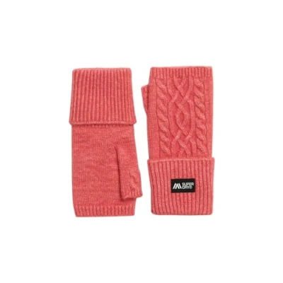 Abbildung von Superdry Cable LUXE Handwarmer Kurzfingerhandschuh, Damen, Größe: One Size, Cord pink