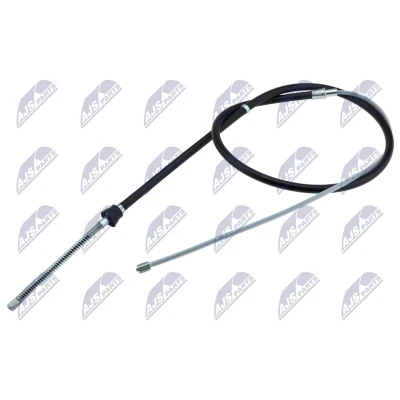 Abbildung von NTY HLR SE 001 Handbremsseil hinten links, rechts 1589, 923 Trommelbremse SEAT: Ibiza 4 Schrägheck, ST, Sportcoupe