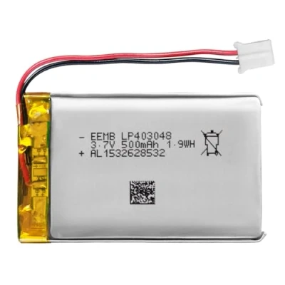 Abbildung von EEMB Lithium Polymer Akku 3,7 V 500mAh 403048 Wiederaufladbarer Lipo mit JST Anschluss für VXI Blue Parrott bestätigen Sie die Polarität des Geräts und Anschlusses vor dem Kauf