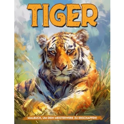 Abbildung von Tiger Malbuch Für Jugendliche: Ausmalbilder Erwachsene Entspannung Tiere Tolle Geschenke Erwachsene, Frauen Achtsamkeit, Stressabbau