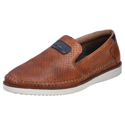 Abbildung von Rieker Slipper, Herren, Größe: 44, Braun Schuhe