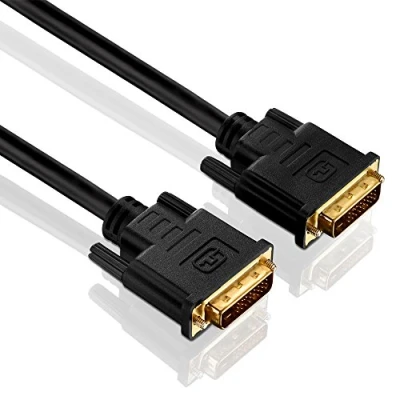Abbildung von PureInstall PI4200 200 Dual Link DVI Kabel (DVI D Stecker (24+1) auf (24+1)), 20m, schwarz