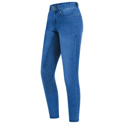 Abbildung von Waldhausen Reithose Luna Denim Damen Dunkelblau 34