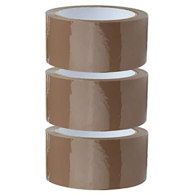 Abbildung von Crimson Starfish 3 x Packband Braun Rollen 48mm 66m Verpackungsbänder für Pakete, Kisten, Versand Klebeband Pakete &amp; Paketklebeband Umzugsbedarf