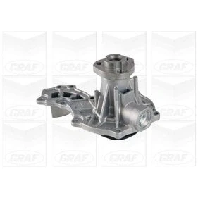 Abbildung von GRAF PA679 Wasserpumpe mit Dichtung mechanisch Thermoplast für Keilrippenriementrieb AUDI: A6 C5 Avant, A4 B5 Limousine