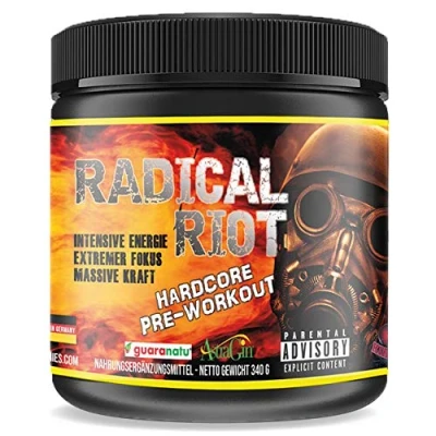 Abbildung von American Supps Pre Workout Booster Hardcore Radical Riot 340 g Pulver
