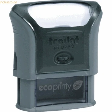 Abbildung von Trodat Office Printy 4912 selbstfärbender Textstempel, Text KOPIE, Abdruckfarbe blau rot, 47 x 18 mm