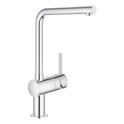 Abbildung von Grohe Küchenarmatur Minta Einhand Spültischbatterie mit L Auslauf Chrom
