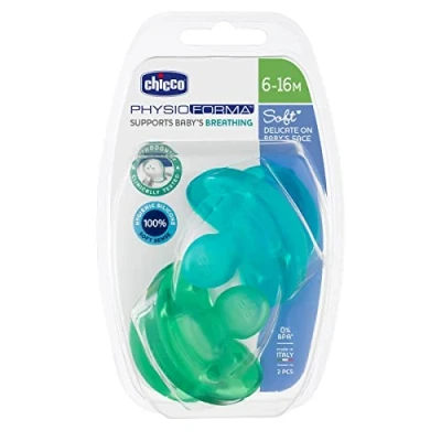 Abbildung von Chicco Schnuller Physio Soft, 100% Silikon, 2 Stück