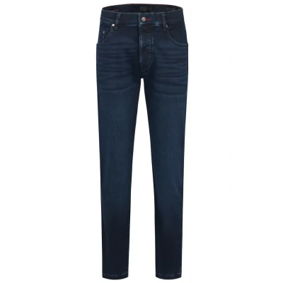 Abbildung von bugatti Herren Jeans Modern Fit mit Stretch Bequeme elastische Denim Hose für Alltag Ganzjahresjeans hohem