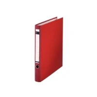 Abbildung von LEITZ Ringbuch 2 Ringe DIN A4 3.5 cm rot