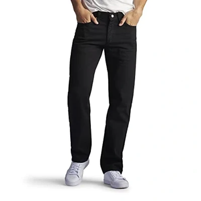Abbildung von Lee Herren Regular Fit Straight Leg Jean Jeans Straight, Double Black, 34W / 28L