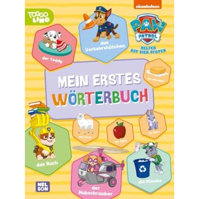 Abbildung von PAW Patrol Lernbuch: Mein erstes Wörterbuch: Großes Pappbilderbuch ab 3 Jahren mit vielen Alltagsbegriffen, Abbildungen und Suchbildern