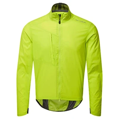 Abbildung von Altura Airstream Herren Fahrradjacke, leicht, wasserabweisend, verstaubar, Limettengrün Größe 4XL