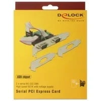 Abbildung von PCI Express Karte &gt; 2 x Seriell RS 232 High Speed 921K, Schnittstellenkarte
