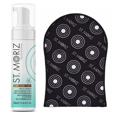 Abbildung von St. Moriz Professional Express Mousse + Applikator Handschuh 1 Set