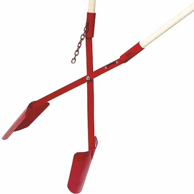 Abbildung von Erdlochschaufel 11 28 cm Gr.1 Lochspaten Erdlochausheber Erdlochheber Handbagger Lochschaufel handlochschaufel mit 2 Stück Hartholzstiele
