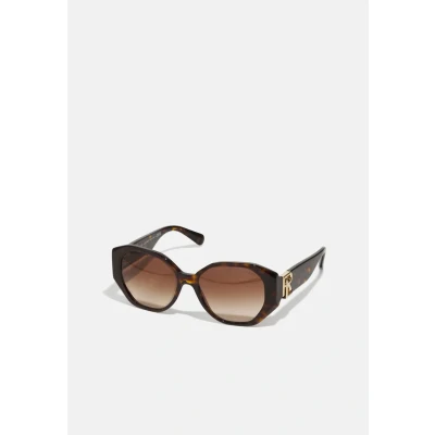 Abbildung von Ralph Lauren Sonnenbrille, Damen, Größe: 54, Dark havana/brown gradient