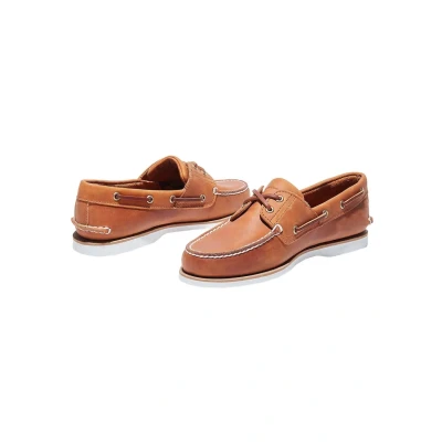 Abbildung von Timberland Classic Boat 2 Eye Herren Bootsschuh Apricot Buff 41