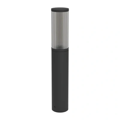 Abbildung von EGLO Sockelleuchte außen Salle, Außenleuchte stehend, Außenbeleuchtung für Garten und Terrasse, Außenlampe aus Metall in Schwarz, IP54, H 46,5 cm, E27
