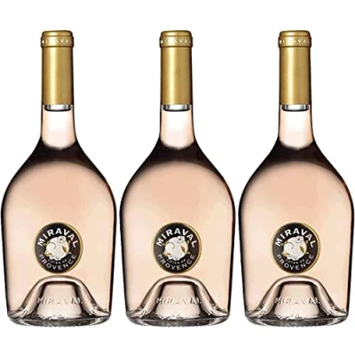 Abbildung von Chateau Miraval Jolie Pitt &amp; Perrin Cotes de Provence AOC Roséwein Wein trocken Frankreich (3 Flaschen)