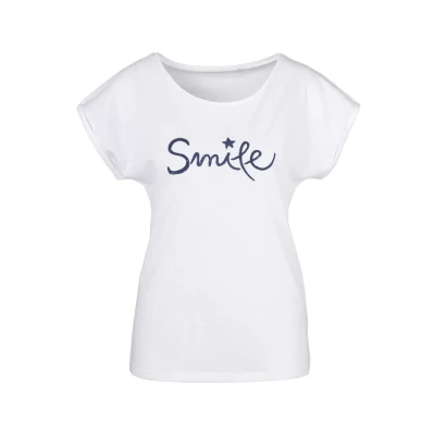 Abbildung von Beach Time Tshirt print, Damen, Größe: 32/34, Weiß